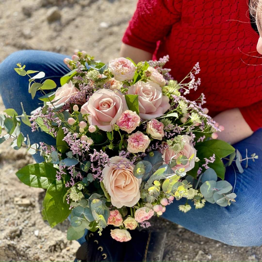 bouquet frais de rose sweet advance